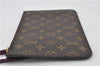 Authentic Louis Vuitton Monogram Neverfull Pouch Purse Clutch Bag Purple 0367F