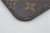 Authentic Louis Vuitton Monogram Neverfull Pouch Purse Clutch Bag Purple 0367F