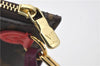 Authentic Louis Vuitton Monogram Neverfull Pouch Purse Clutch Bag Purple 0367F