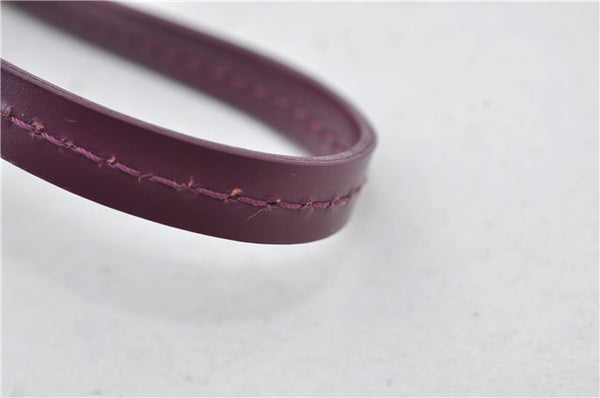 Authentic Louis Vuitton Monogram Neverfull Pouch Purse Clutch Bag Purple 0367F