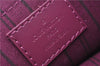 Authentic Louis Vuitton Monogram Neverfull Pouch Purse Clutch Bag Purple 0367F