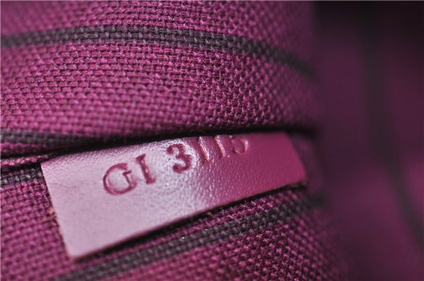 Authentic Louis Vuitton Monogram Neverfull Pouch Purse Clutch Bag Purple 0367F