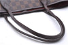 Authentic Louis Vuitton Damier Neverfull MM Shoulder Tote Bag N51105 LV 0413E