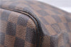 Authentic Louis Vuitton Damier Neverfull MM Shoulder Tote Bag N51105 LV 0413E