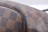 Authentic Louis Vuitton Damier Neverfull MM Shoulder Tote Bag N51105 LV 0413E