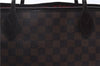 Authentic Louis Vuitton Damier Neverfull MM Shoulder Tote Bag N51105 LV 0413E