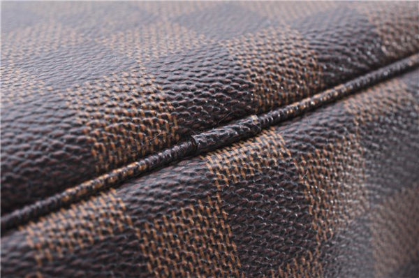 Authentic Louis Vuitton Damier Neverfull MM Shoulder Tote Bag N51105 LV 0413E