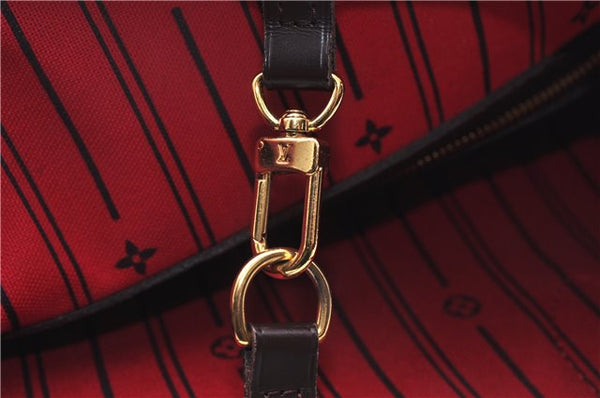 Authentic Louis Vuitton Damier Neverfull MM Shoulder Tote Bag N51105 LV 0413E