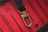 Authentic Louis Vuitton Damier Neverfull MM Shoulder Tote Bag N51105 LV 0413E