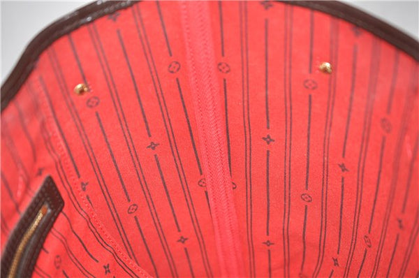 Authentic Louis Vuitton Damier Neverfull MM Shoulder Tote Bag N51105 LV 0413E