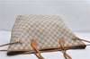 Authentic Louis Vuitton Damier Azur Neverfull MM Tote Bag N51107 LV 0508E
