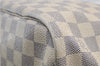 Authentic Louis Vuitton Damier Azur Neverfull MM Tote Bag N51107 LV 0508E