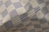 Authentic Louis Vuitton Damier Azur Neverfull MM Tote Bag N51107 LV 0508E