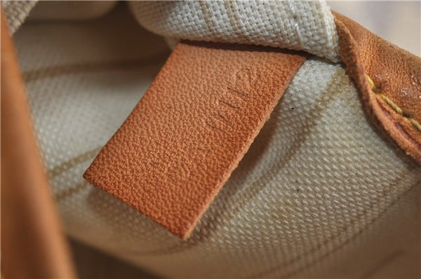 Authentic Louis Vuitton Damier Azur Neverfull MM Tote Bag N51107 LV 0508E