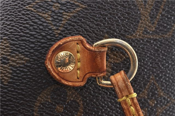 Authentic Louis Vuitton Monogram Neverfull MM Tote Bag M40156 LV 0563D