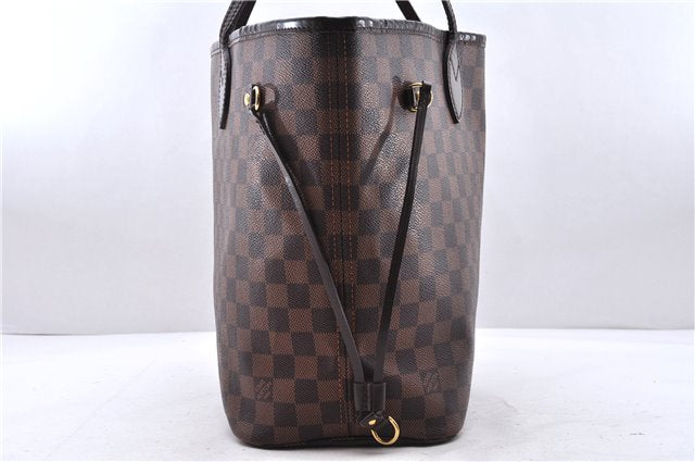 Authentic Louis Vuitton Damier Neverfull MM Shoulder Tote Bag N51105 LV 0707E