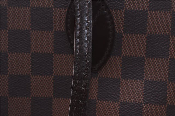 Authentic Louis Vuitton Damier Neverfull MM Shoulder Tote Bag N51105 LV 0707E