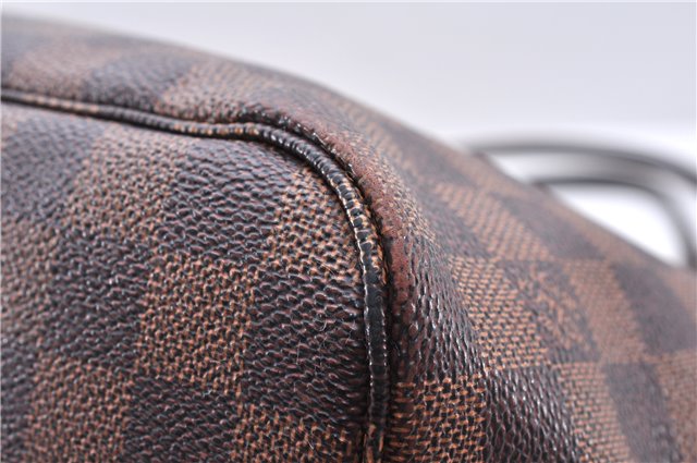 Authentic Louis Vuitton Damier Neverfull MM Shoulder Tote Bag N51105 LV 0707E