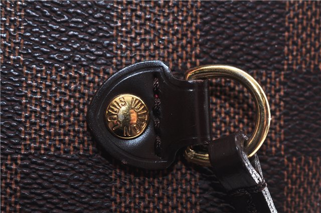 Authentic Louis Vuitton Damier Neverfull MM Shoulder Tote Bag N51105 LV 0707E