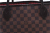 Authentic Louis Vuitton Damier Neverfull MM Shoulder Tote Bag N51105 LV 0707E