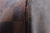 Authentic Louis Vuitton Damier Neverfull MM Shoulder Tote Bag N51105 LV 0707E