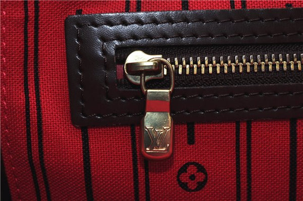 Authentic Louis Vuitton Damier Neverfull MM Shoulder Tote Bag N51105 LV 0707E