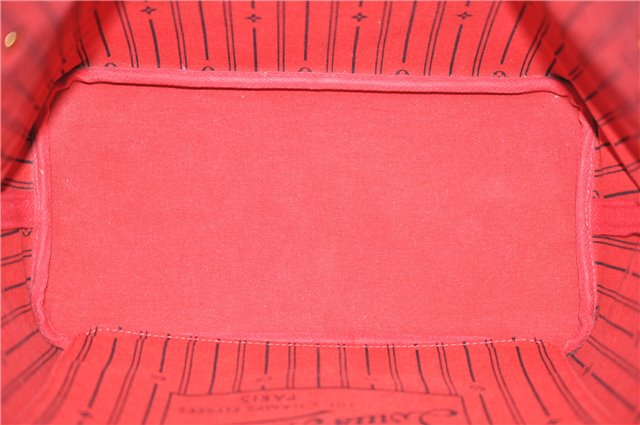 Authentic Louis Vuitton Damier Neverfull MM Shoulder Tote Bag N51105 LV 0707E