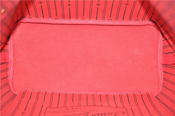 Authentic Louis Vuitton Damier Neverfull MM Shoulder Tote Bag N51105 LV 0707E