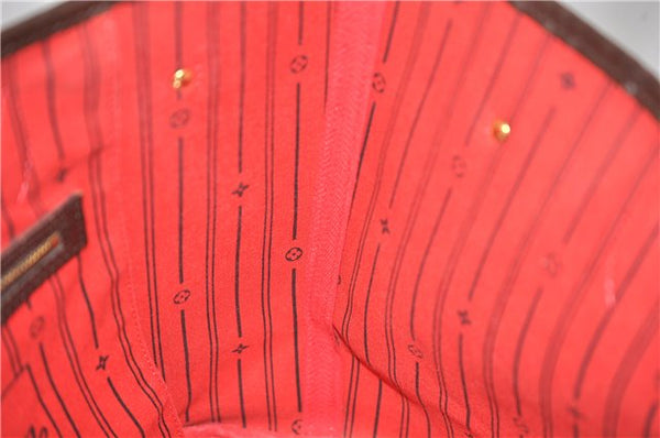 Authentic Louis Vuitton Damier Neverfull MM Shoulder Tote Bag N51105 LV 0707E