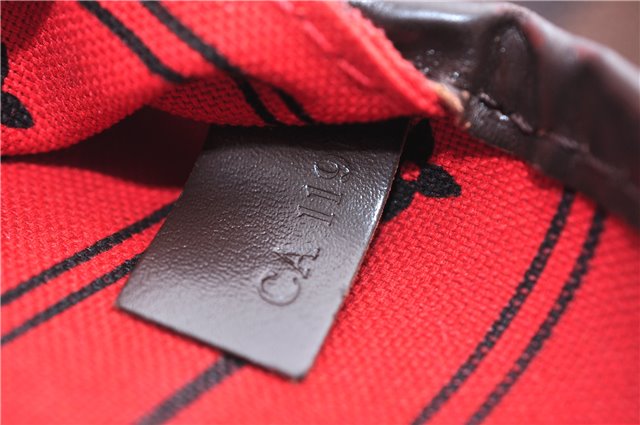 Authentic Louis Vuitton Damier Neverfull MM Shoulder Tote Bag N51105 LV 0707E