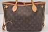 Authentic Louis Vuitton Monogram Neverfull PM Tote Bag Pink M41245 LV 0865I