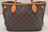 Authentic Louis Vuitton Monogram Neverfull PM Tote Bag Pink M41245 LV 0865I