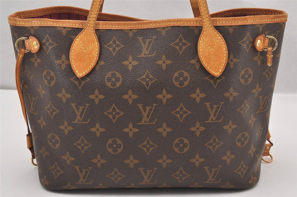 Authentic Louis Vuitton Monogram Neverfull PM Tote Bag Pink M41245 LV 0865I
