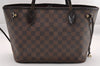 Authentic Louis Vuitton Damier Neverfull PM Shoulder Tote Bag N51109 LV 0869I