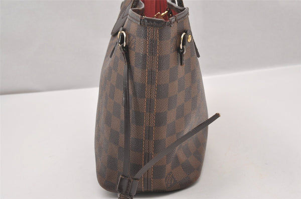 Authentic Louis Vuitton Damier Neverfull PM Shoulder Tote Bag N51109 LV 0869I