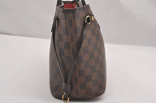 Authentic Louis Vuitton Damier Neverfull PM Shoulder Tote Bag N51109 LV 0869I
