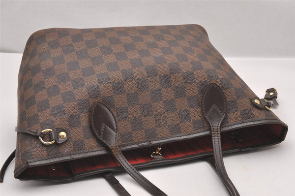 Authentic Louis Vuitton Damier Neverfull PM Shoulder Tote Bag N51109 LV 0869I