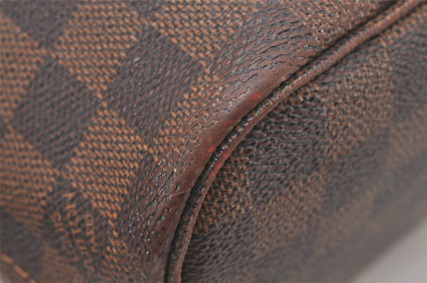 Authentic Louis Vuitton Damier Neverfull PM Shoulder Tote Bag N51109 LV 0869I