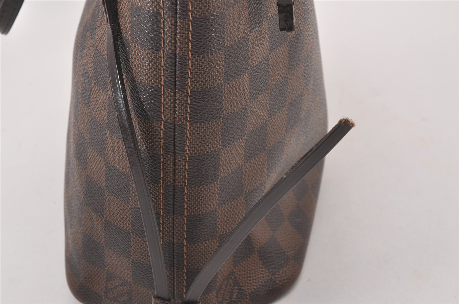 Authentic Louis Vuitton Damier Neverfull PM Shoulder Tote Bag N51109 LV 0869I