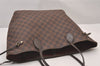 Authentic Louis Vuitton Damier Neverfull MM Shoulder Tote Bag N51105 LV 0953I