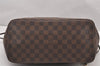Authentic Louis Vuitton Damier Neverfull MM Shoulder Tote Bag N51105 LV 0953I