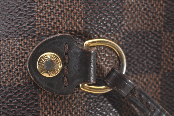 Authentic Louis Vuitton Damier Neverfull MM Shoulder Tote Bag N51105 LV 0953I