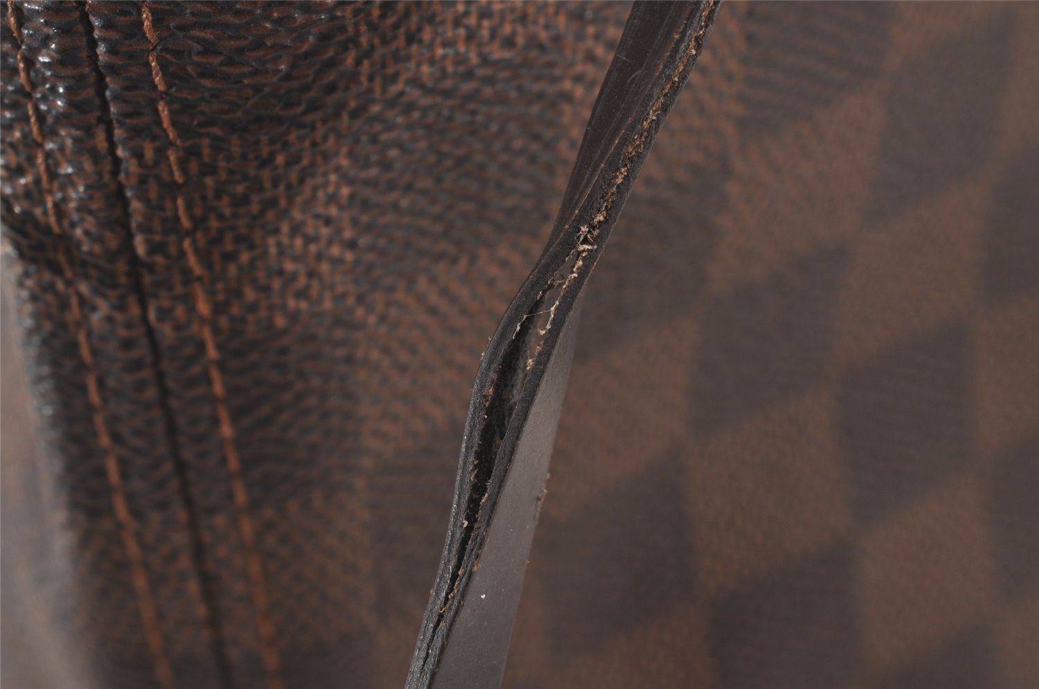 Authentic Louis Vuitton Damier Neverfull MM Shoulder Tote Bag N51105 LV 0953I