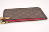 Authentic Louis Vuitton Monogram Neverfull MM Pouch Purse Clutch Bag Pink 1058I