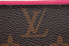 Authentic Louis Vuitton Monogram Neverfull MM Pouch Purse Clutch Bag Pink 1058I
