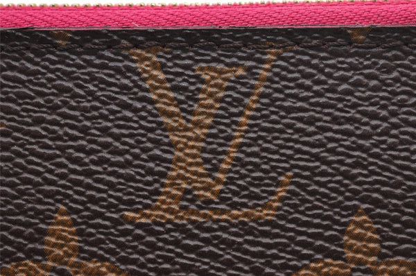 Authentic Louis Vuitton Monogram Neverfull MM Pouch Purse Clutch Bag Pink 1058I