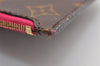 Authentic Louis Vuitton Monogram Neverfull MM Pouch Purse Clutch Bag Pink 1058I