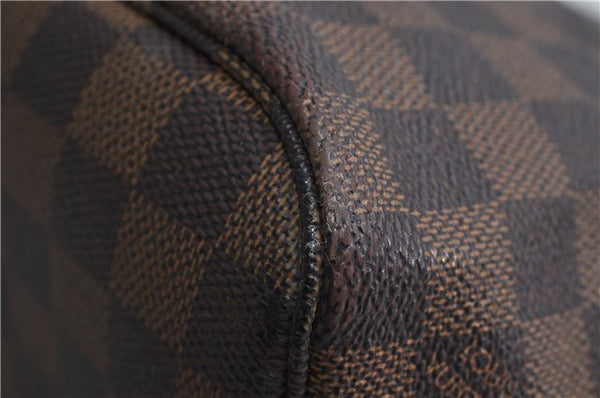 Authentic Louis Vuitton Damier Neverfull PM Tote Bag N51109 LV 1092D
