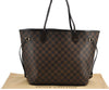 Authentic Louis Vuitton Damier Neverfull MM Shoulder Tote Bag N51105 LV 1327F