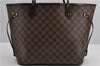 Authentic Louis Vuitton Damier Neverfull MM Shoulder Tote Bag N51105 LV 1327F